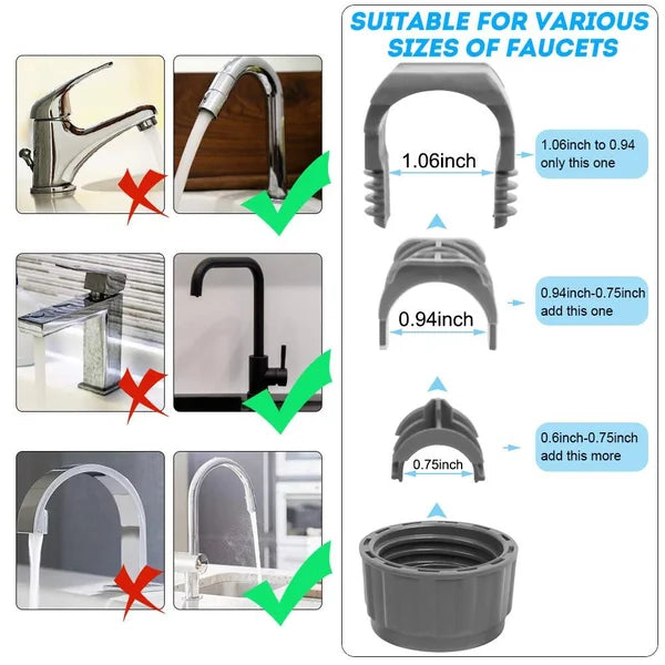 👩🍳Stainless Steel Faucet Rack-A Perfect Storage Accessory for Your Kitchen
