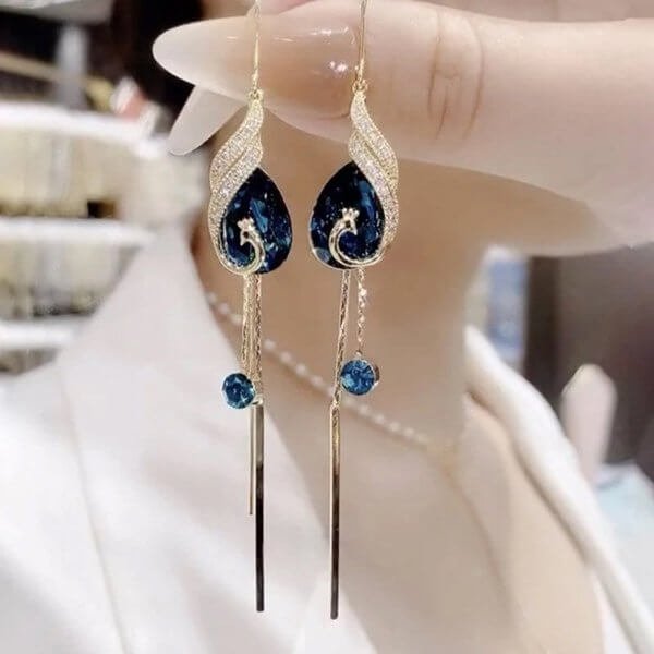 HOT SALE Beautiful peacock earrings