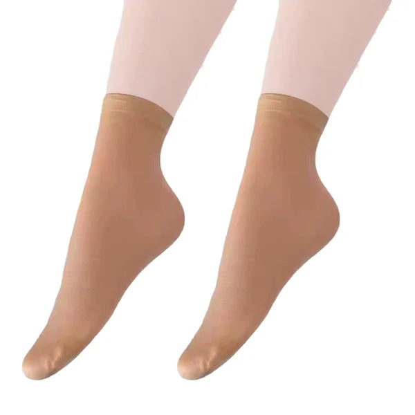 Silky Anti-Slip Cotton Socks