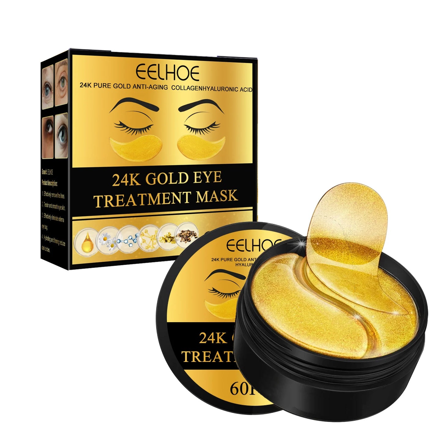 🔥Last day 49% off🔥24K Gold Collagen Eye Mask