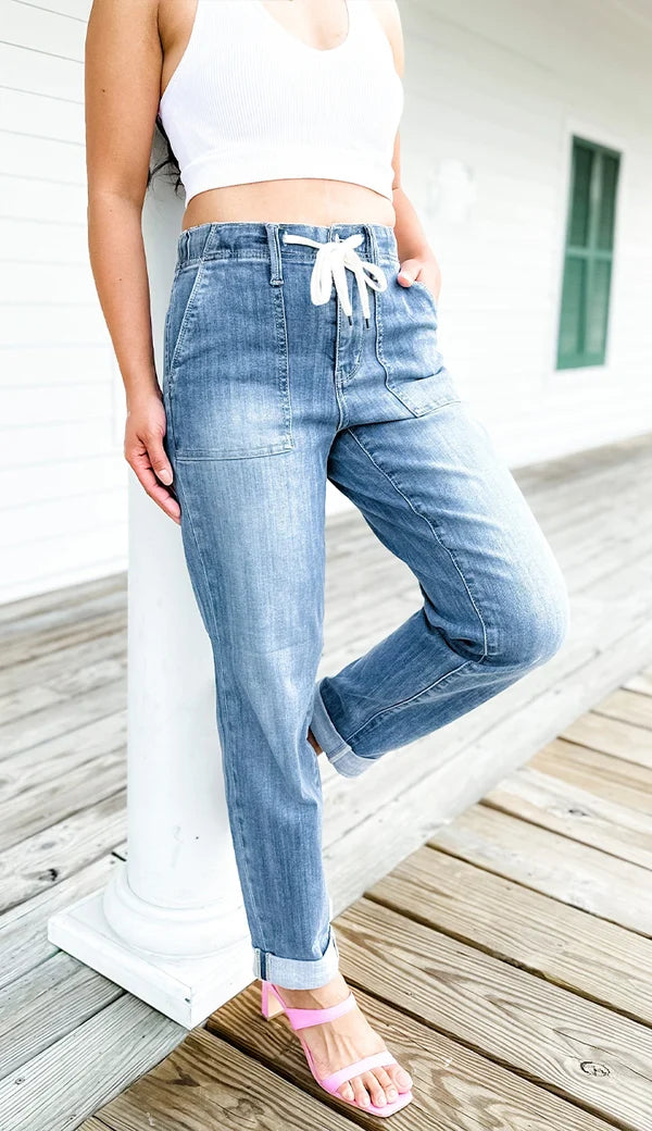 Pull On Denim Joggers✨