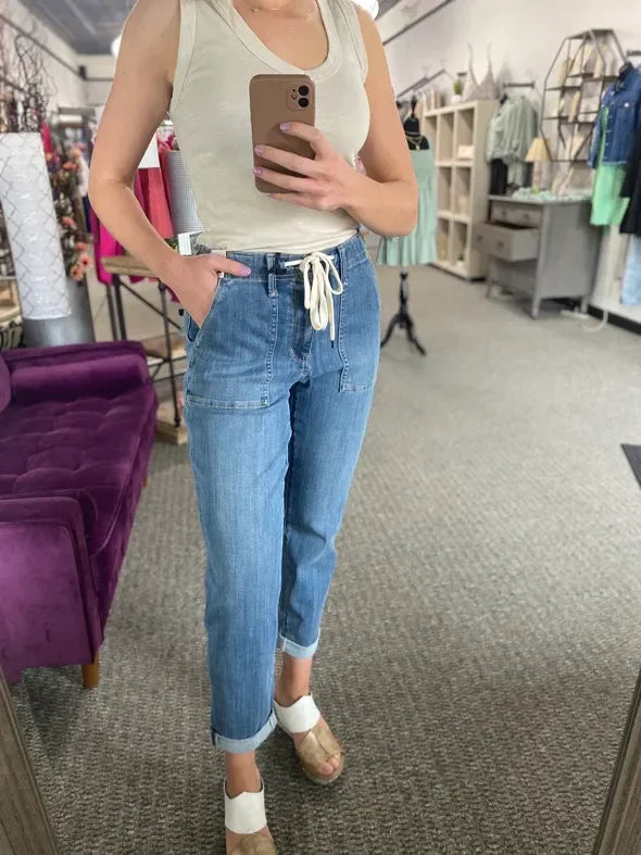 Pull On Denim Joggers✨