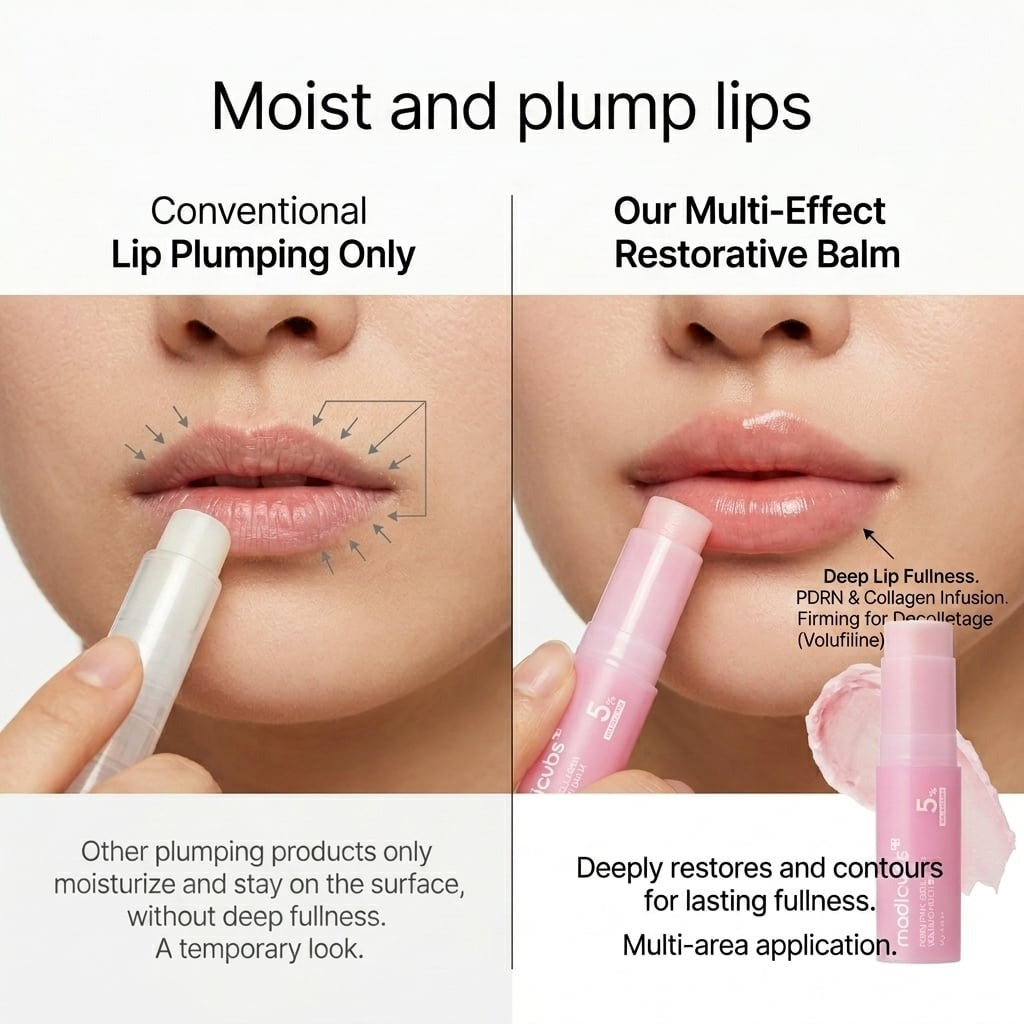 💗 Developed in Korea | Anti-Aging | Moisturizes & Smooths Skin | Plumps Lips, Bust, & Hips | Improves Dark Spots | Firms Skin | Pink Collagen Multi-Effect Plumping Serum Stick