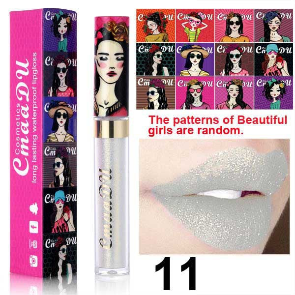 2024 CmaaDu Magic Glitter Waterproof Lasting Lip Gloss