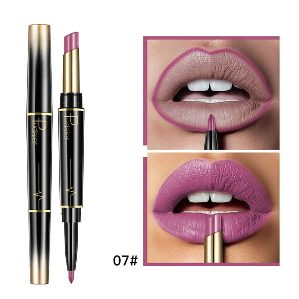 (🎁Mothers Day Gift ) 2 in 1 Double Head Lipstick Combo Set