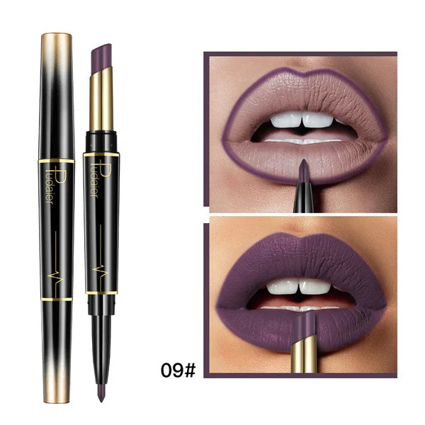 (🎁Mothers Day Gift ) 2 in 1 Double Head Lipstick Combo Set