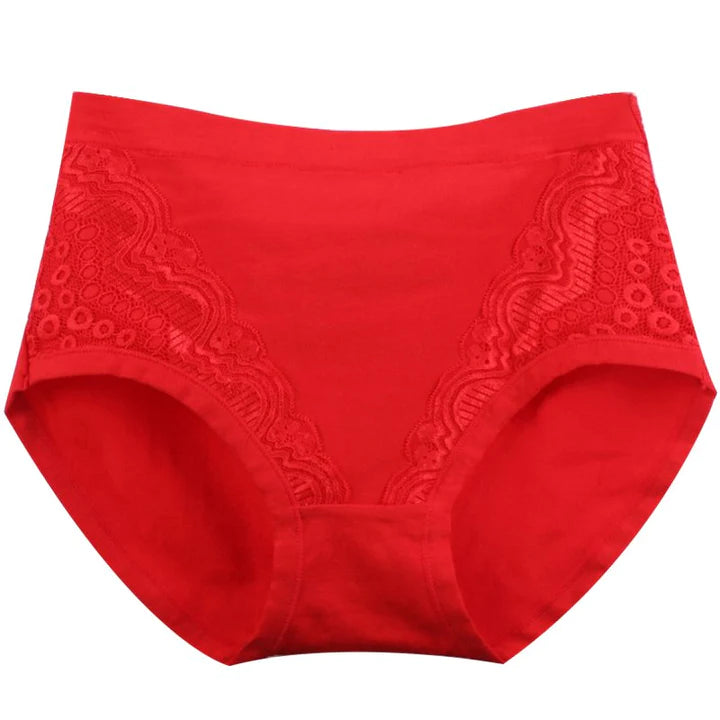 2025 Plus Size High Waist Leak Proof Cotton Panties🌸