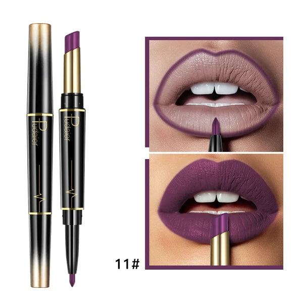 (🎁Mothers Day Gift ) 2 in 1 Double Head Lipstick Combo Set
