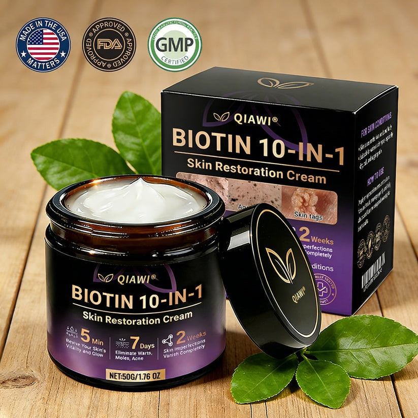 🔥LAST DAY 50% OFF - QIAWI® Biotin 10-in-1 Skin Restoration Cream