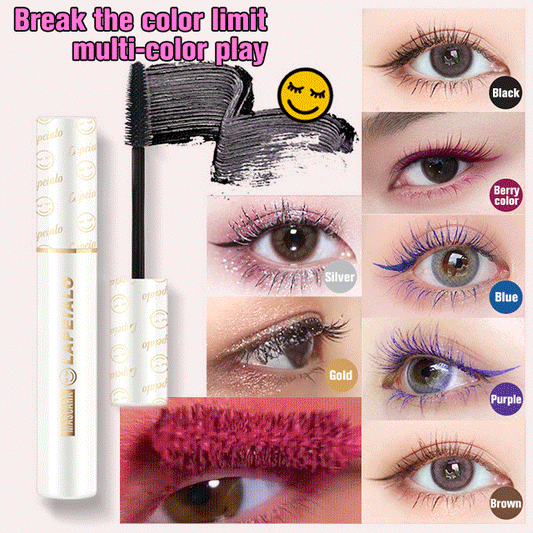 [Super amazing] Colored lengthening mascara, play with color slender and curl without smudging
