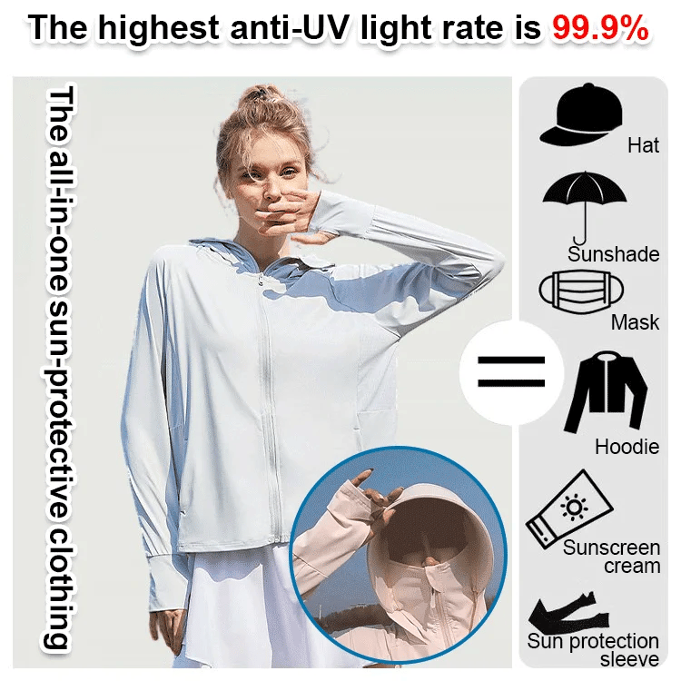 💖50 times sun protection💖 Lightweight sun protection clothing for men and women🎉