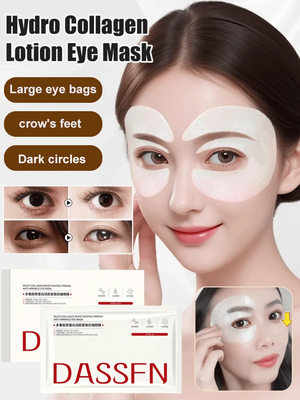Multi-recombinant collagen eye mask