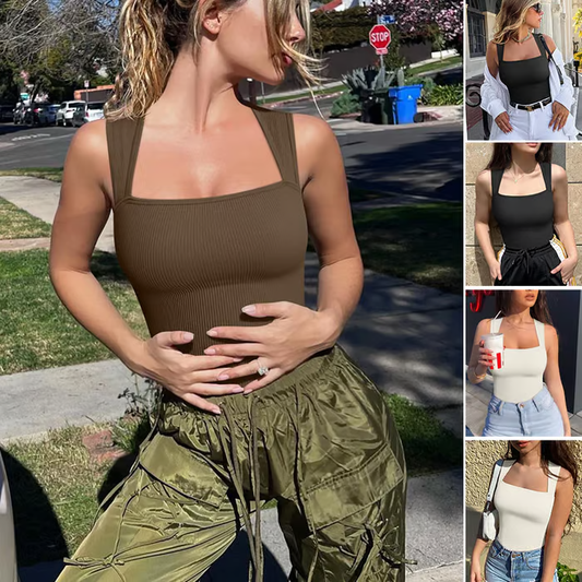 🔥Last Day ✨Sleeveless Tummy Control Tank Tops Bodysuits