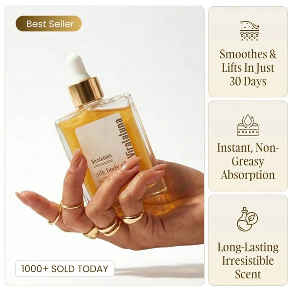 Silk Body Oil-🔥Limited Time Offer🔥1 Mystery gift for the first 100 customers