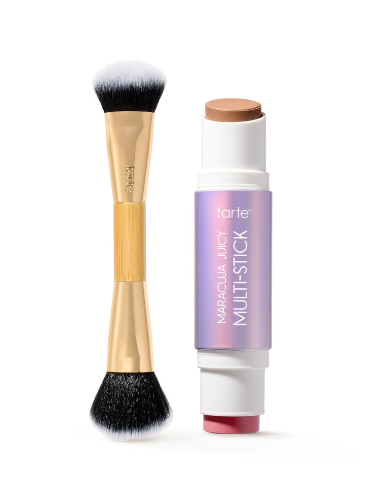 Double-Ended Blush &amp; Bronzer Stick + Free Brush