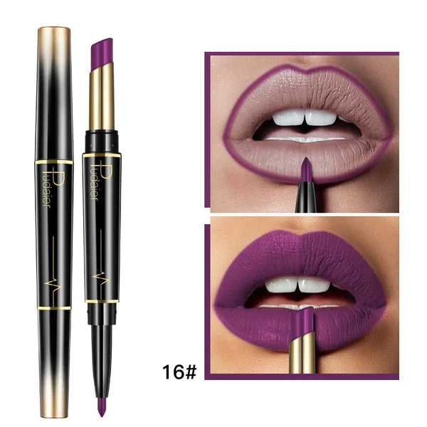(🎁Mothers Day Gift ) 2 in 1 Double Head Lipstick Combo Set