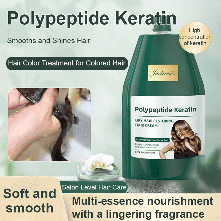 SPA Grade Peptide Keratin Burnt Hair Restoring Smoothing Cream