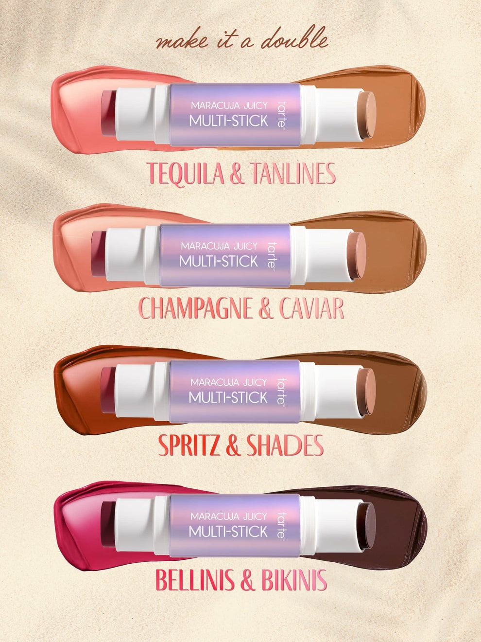 Double-Ended Blush &amp; Bronzer Stick + Free Brush