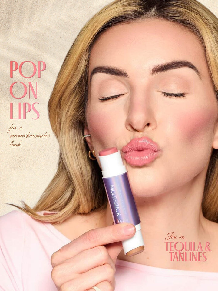 Double-Ended Blush &amp; Bronzer Stick + Free Brush