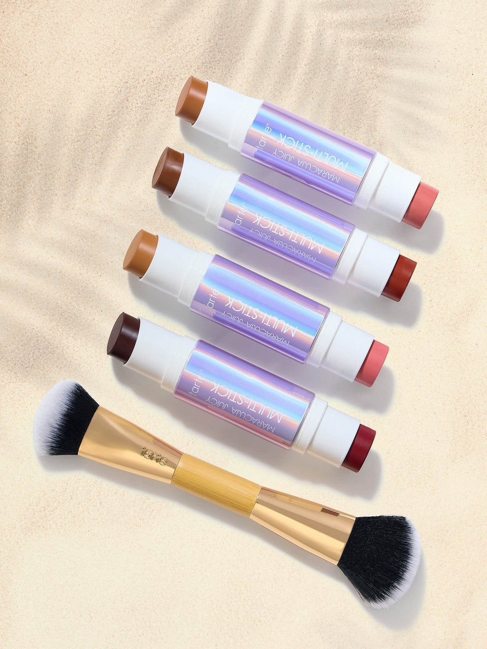 Double-Ended Blush &amp; Bronzer Stick + Free Brush