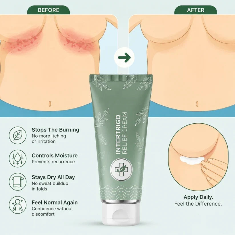 💚 LAST DAY BUY 1 GET 1 FREE✨Intertrigo Relief Cream treats 99% of skin fold rashes from the first application  Intertrigo Cream🛒