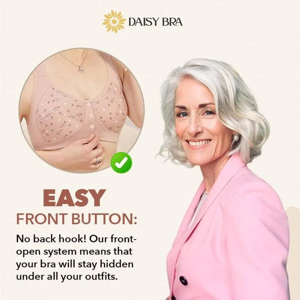🔥Buy 1 Free 1(2packs)🔥Comfortable & Convenient Front Button Bra