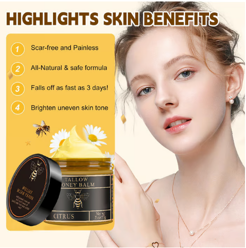 Beef Tallow Beeswax and Honey Face Moisturizer