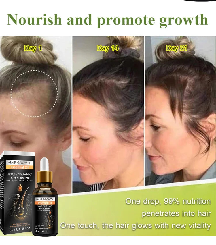 Hair growth essential oil