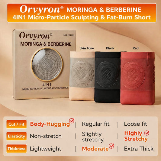 ✨Last Day 80% Off Moringa & Berberine 4-In-1 Micro-Particle Sculpting & Fat-Burn Short
