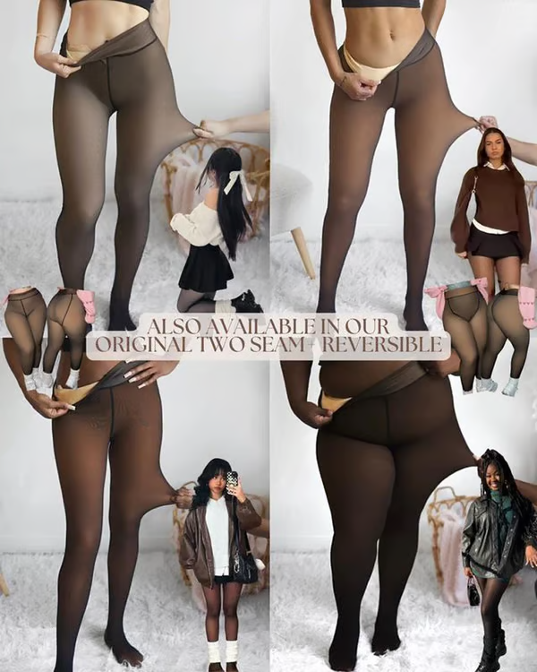 ⚡20K+ SOLD!❄️One-Seam Shaping Fleece Leggings✨ Stay Warm.Look Snatched.💕