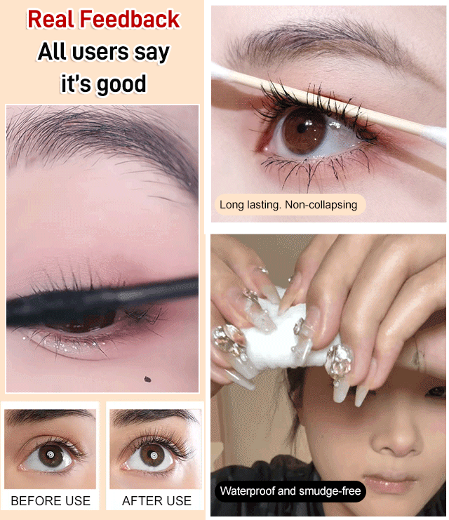 GECOMO Silver Tube Waterproof Mascara-(Buy 1 Get 1 Free)