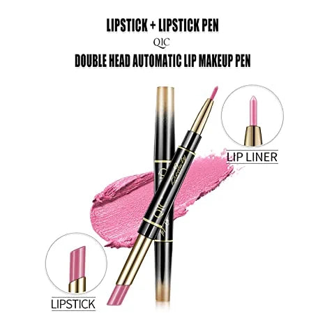 (🎁Mothers Day Gift ) 2 in 1 Double Head Lipstick Combo Set
