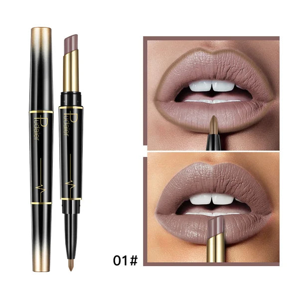 (🎁Mothers Day Gift ) 2 in 1 Double Head Lipstick Combo Set