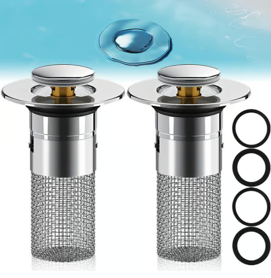 Isolate odor and prevent cockroaches-Stainless Steel Floor Drain Filter