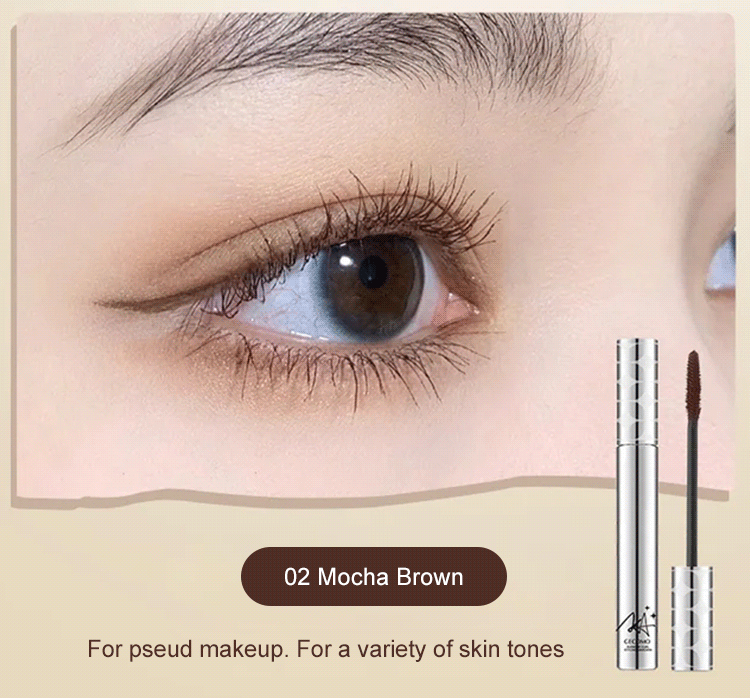 GECOMO Silver Tube Waterproof Mascara-(Buy 1 Get 1 Free)
