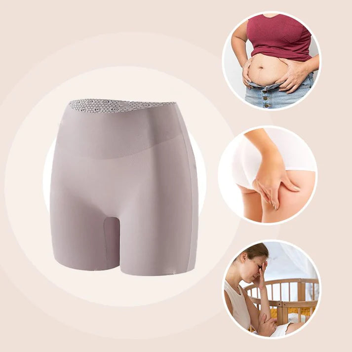 🔥Last Day 49% OFF - Women High-waist Ice Silk Underwear with Tummy-control Hip-lifting