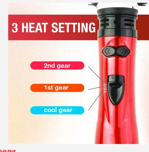 2-in-1 Hot Air Styler and Rotating Hair Dryer