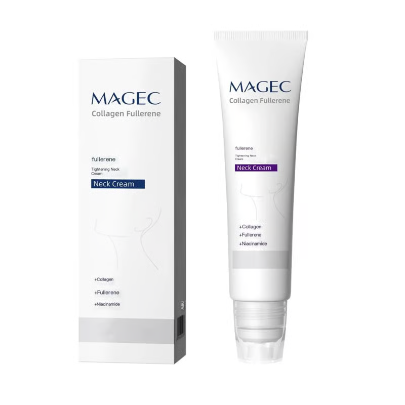 Roller Massage Neck Cream 🧴 Collagen & Hyaluronic Acid | Firms Neck, Reduces Wrinkles & Double Chin