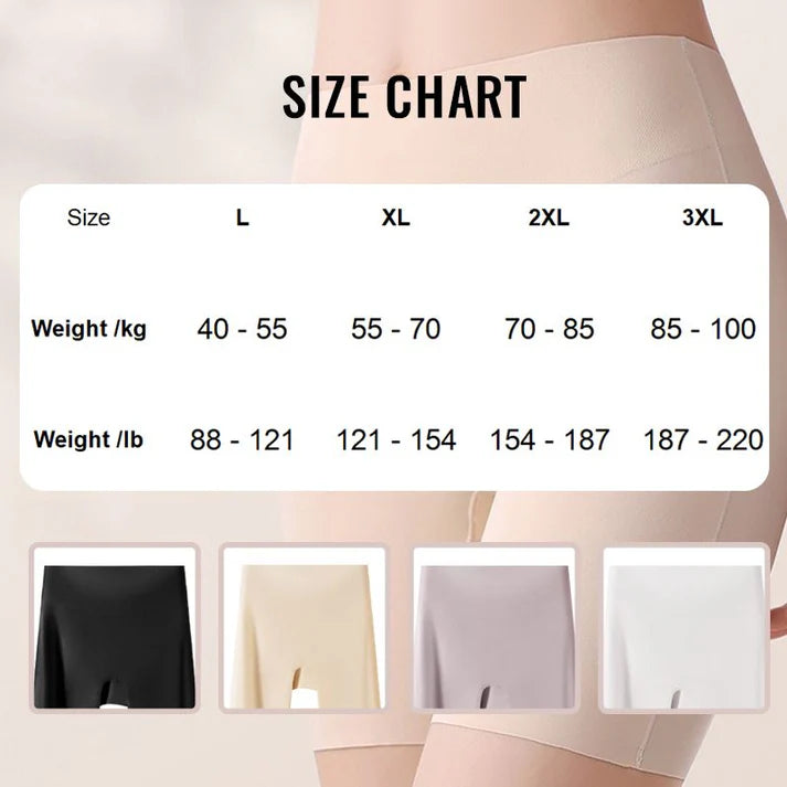 🔥Last Day 49% OFF - Women High-waist Ice Silk Underwear with Tummy-control Hip-lifting