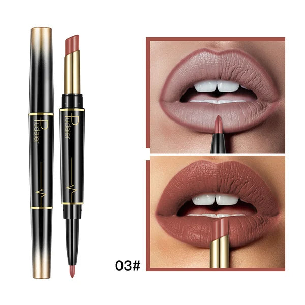 (🎁Mothers Day Gift ) 2 in 1 Double Head Lipstick Combo Set