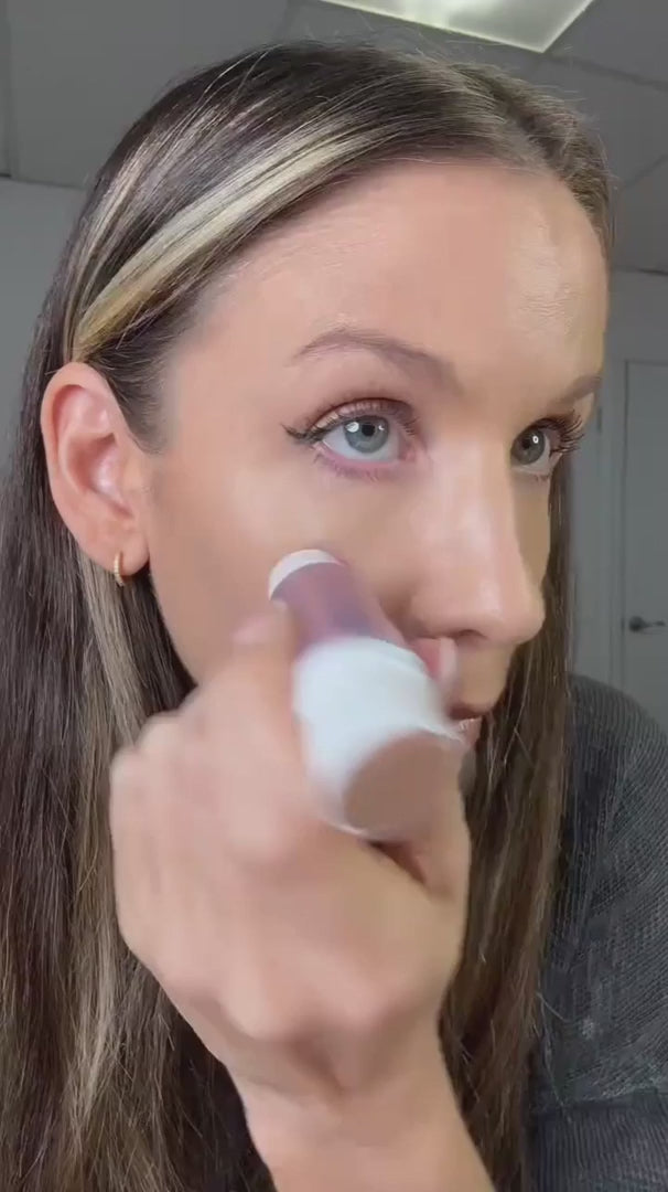 Double-Ended Blush &amp; Bronzer Stick + Free Brush