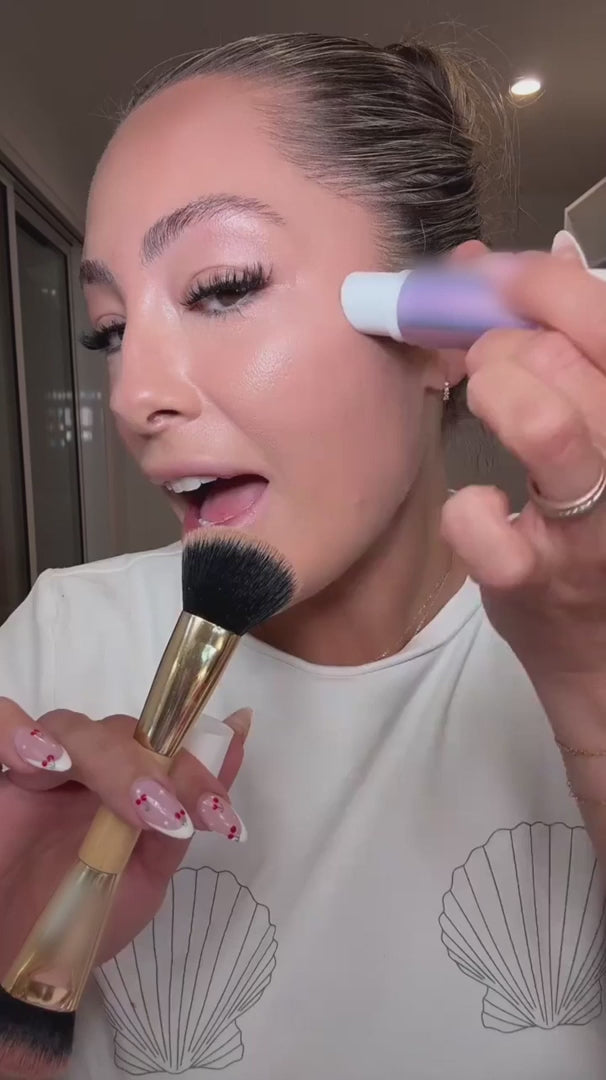Double-Ended Blush &amp; Bronzer Stick + Free Brush