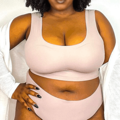 Plus Size Ice Silk Comfort Bra