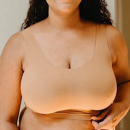 Plus Size Ice Silk Comfort Bra
