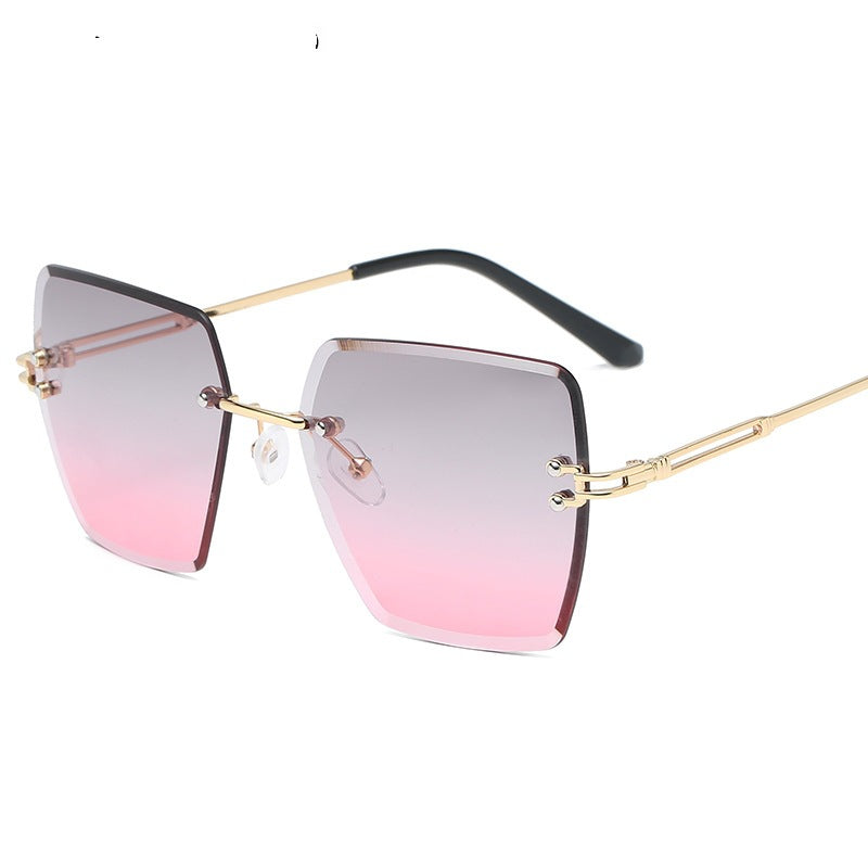Rimless Gradient Sunglasses
