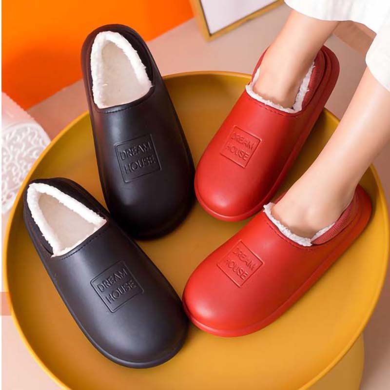 2021 Winter Indoor Warm Non slip Soft Bottom Couple Cotton Slippers