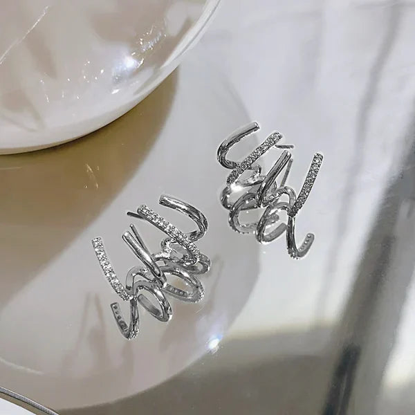Shiny Crystal Earrings