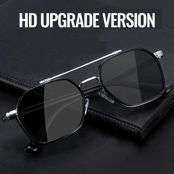 Double Beam Slim Retro PC Frame Optical Glass