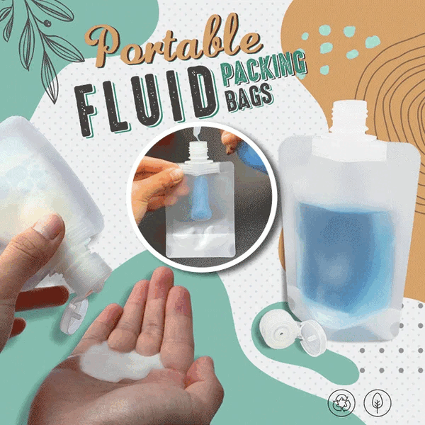 Portable Travel Fluid Makeup Packing Bag(10 Pcs)