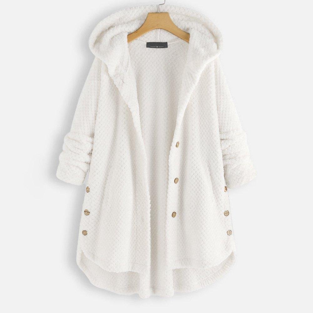 Winter Hooded Double Faced Fleece Sweater Coat
